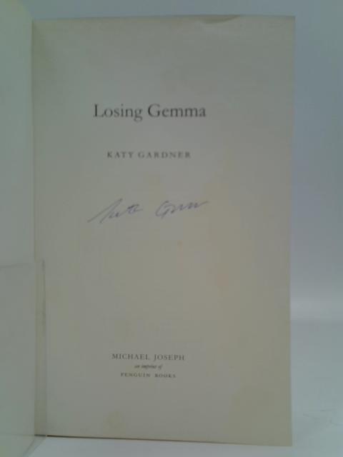 Losing Gemma By Katy Gardner