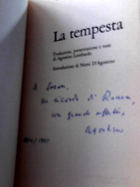 La Tempesta By William Shakespeare