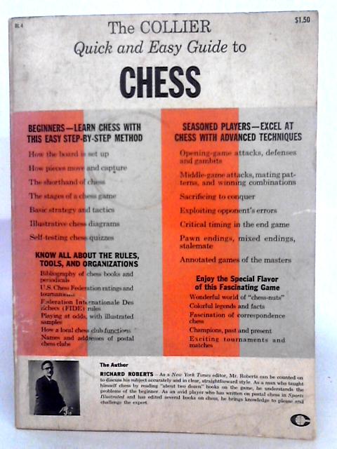 The Collier Quick and Easy Guide to Chess von Richard Roberts