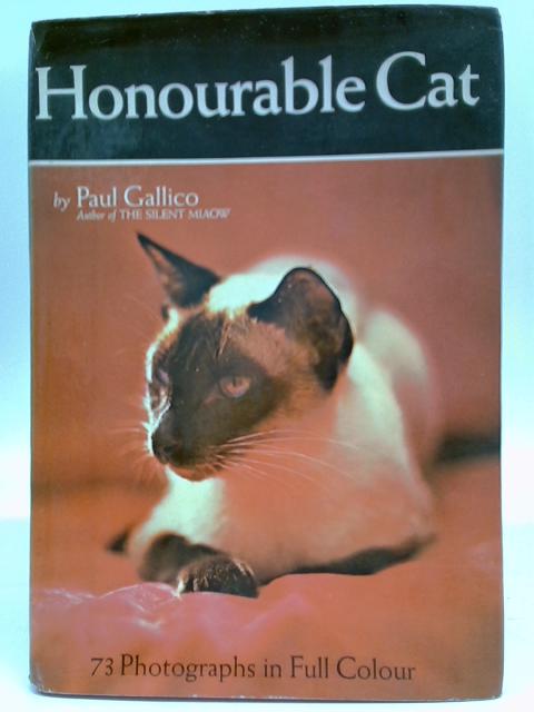 Honourable Cat By Paul Gallico