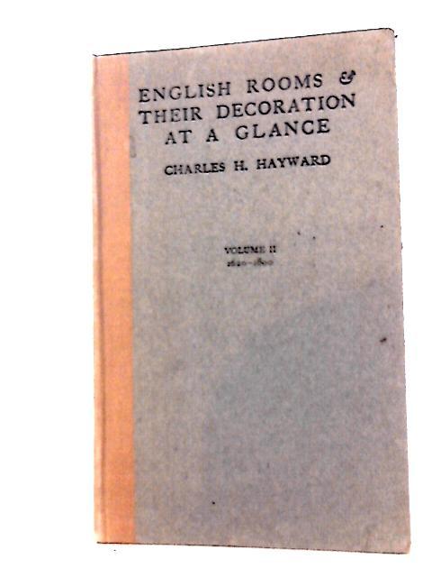 English Room & Their Decoration at a Glance Vol.II By C. H. Hayward