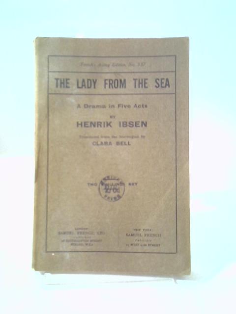 The Lady From The Sea By Henrik Ibsen