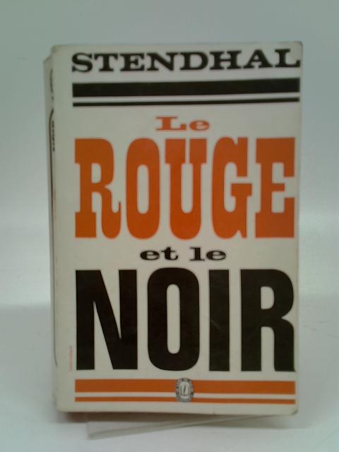 Le Rouge et le Noir By Stendhal