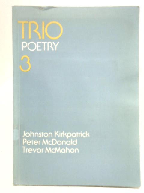 Trio Poetry 3 By Various