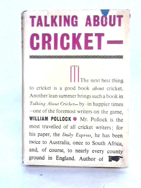 Talking About Cricket von William Pollock