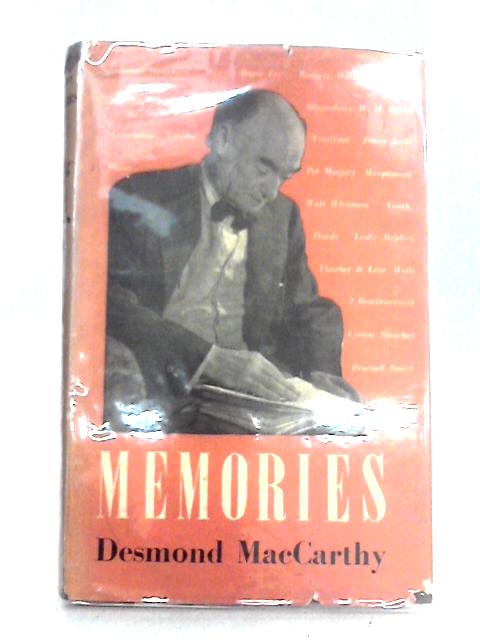 Memories By Desmond MacCarthy