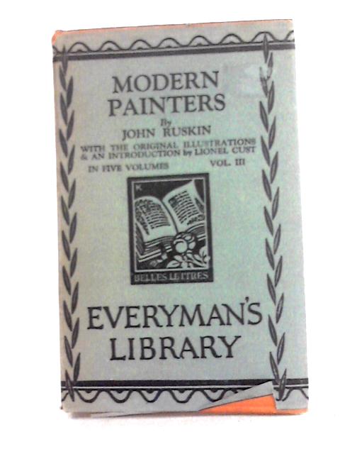 Modern Painters in 5 Volumes Vol III By John Ruskin