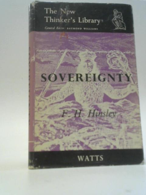 Sovereignty (New Thinkers Library) By F. H.Hinsley