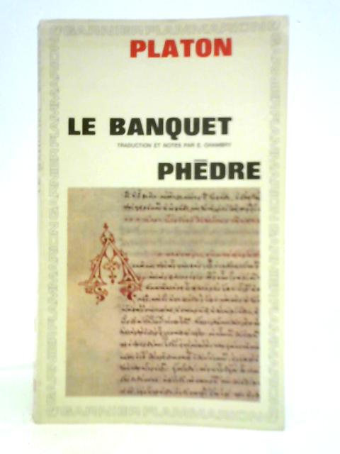 Le Banquet Phedre By Platon