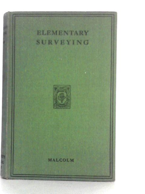 Elementary Surveying By John Malcolm