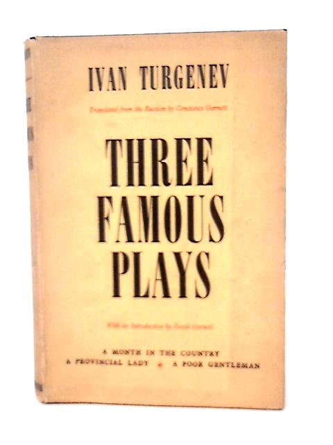 Three Famous Plays von IvanTurgenev