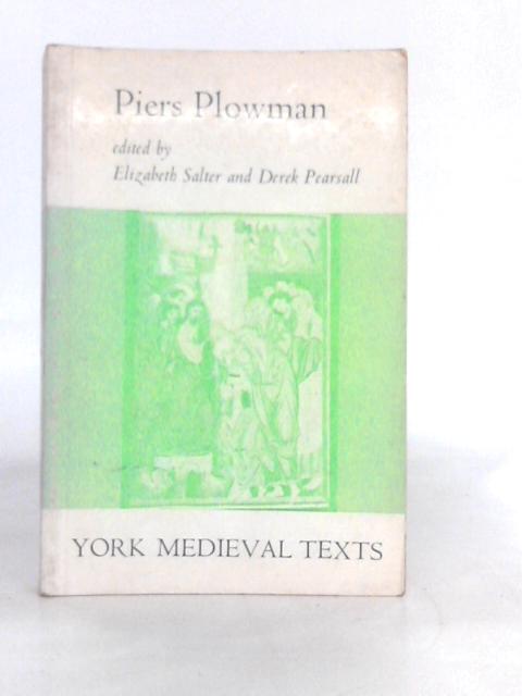 Piers Plowman York Medieval Texts von E.Salter & D.Pearsall