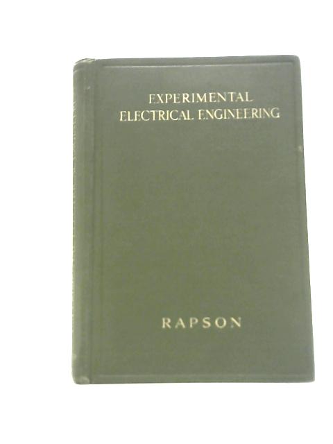 Experiment Electrical Engineering par E.T.A.Rapson