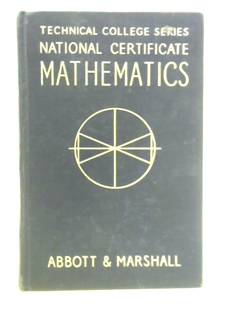 National Certificate Mathematics - Volume II By P. Abbott & H. Marshall