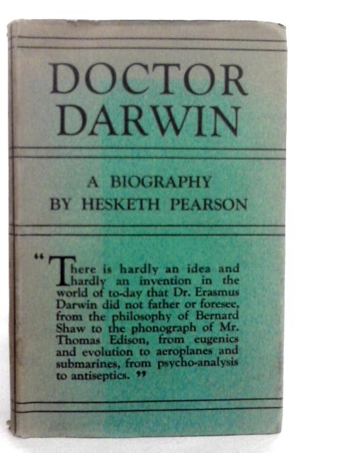 Doctor Darwin By Edmund Pearson