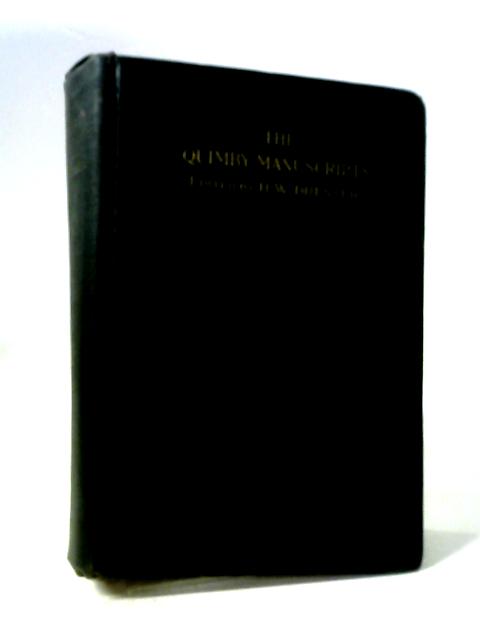 The Quimby Manuscripts By H. W. Dresser