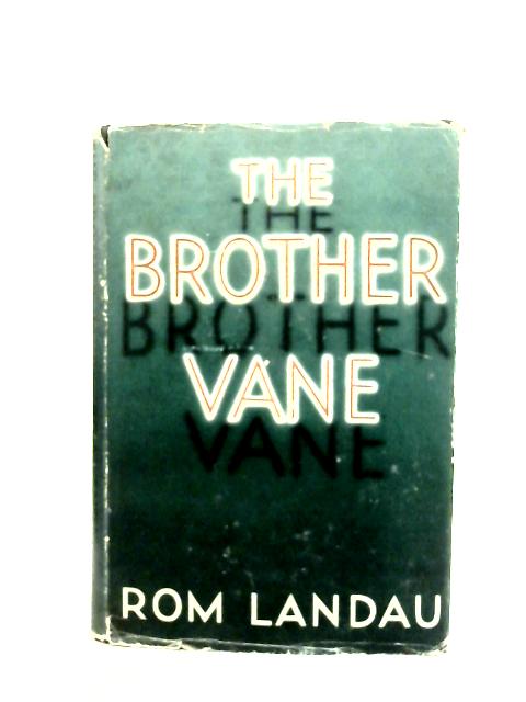 The Brother Vane and Other Stories By Rom Landau