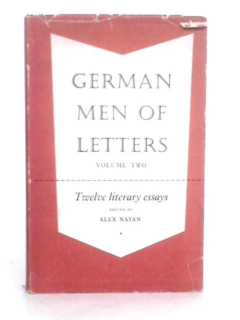 German Men of Letters: Volume II von Alex Natan (Edt.)