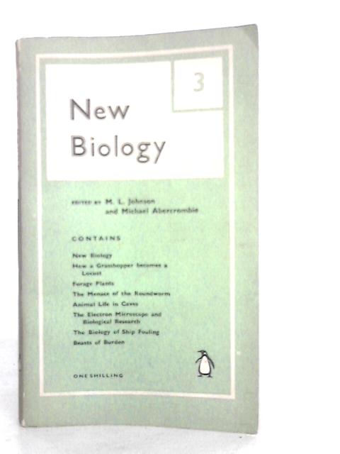 New Biology 3 By M.L.Johnson & M.Abercrombie