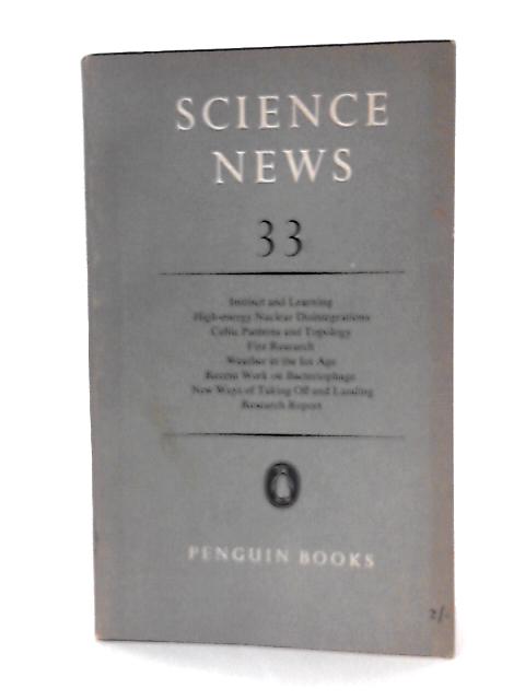 Science News 33. By A W Haslett