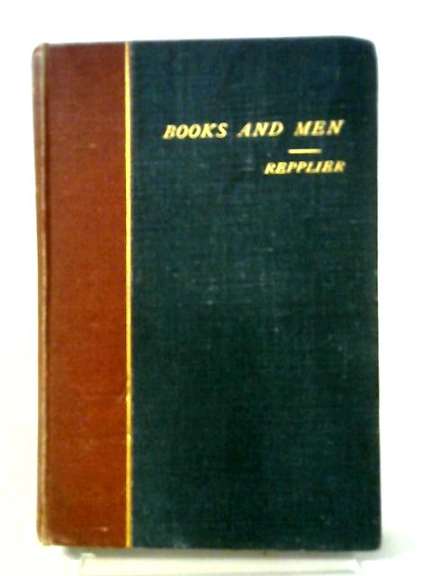 Books And Men By Agnes Repplier