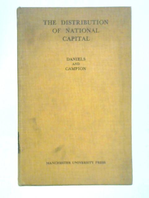 The Distribution of National Capital par G. W. Daniels & H. Campton