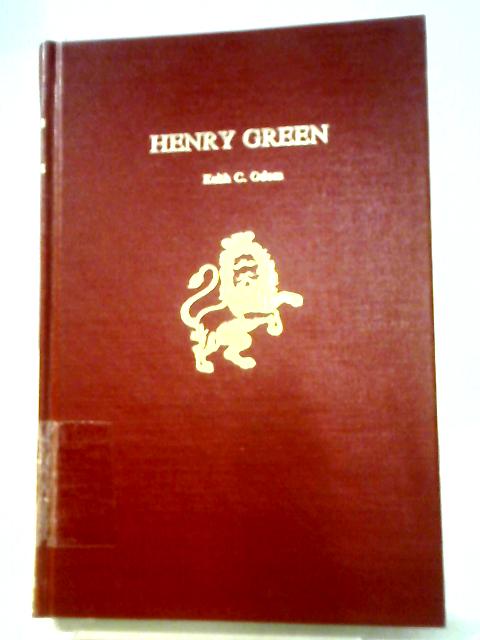 Henry Green (English Authors S.) von Keith C. Odom