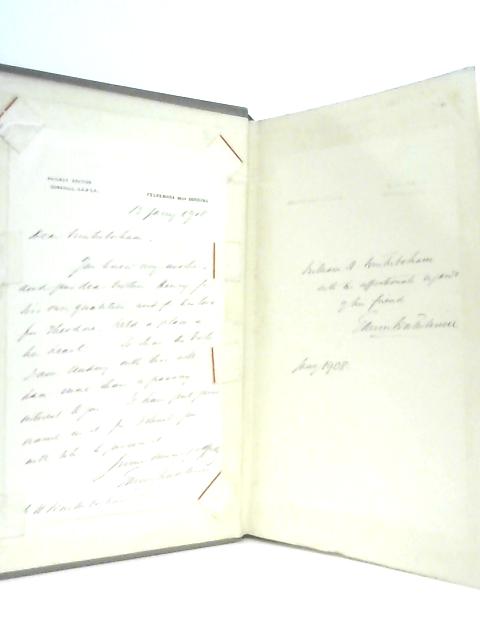 Extracts from the Journals of Mary Waterhouse 1825-1880 [Signed] By Edwin Waterhouse (Ed.)