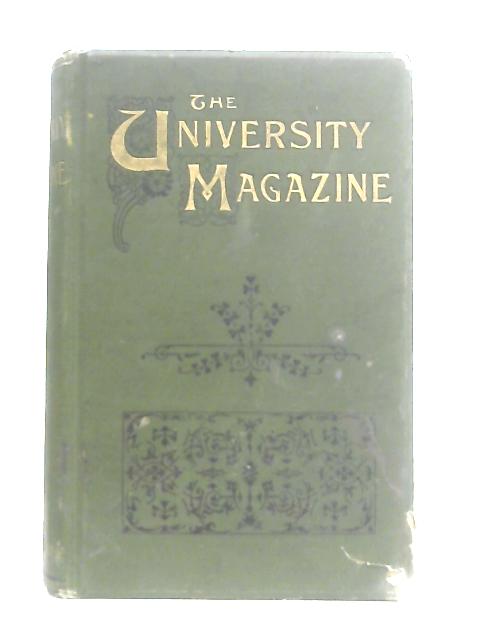 The University Magazine and Free Review Vol XII By Democritus (Ed.)