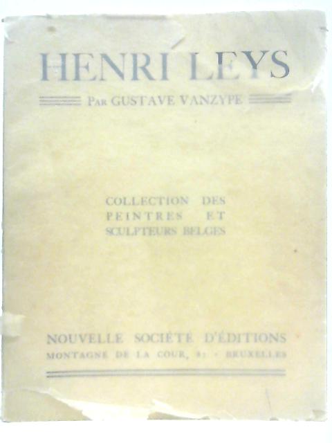 Gustave Vanzype By Henri Leys
