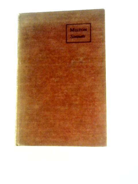 Milton's Sonnets By A. W. Verity