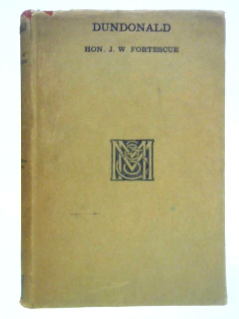 Dundonald By Ho. J. W. Fortescue