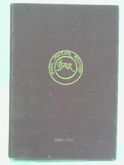 Book Auction Records Volume 84 1986-87 By Wendy Y Heath (ed.)