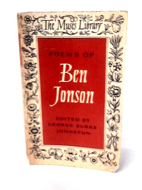 Poems of Ben Johnson von G Burke (Ed)