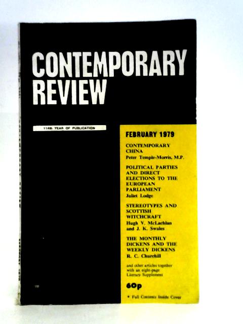 Contemporary Review February 1979 By stated
