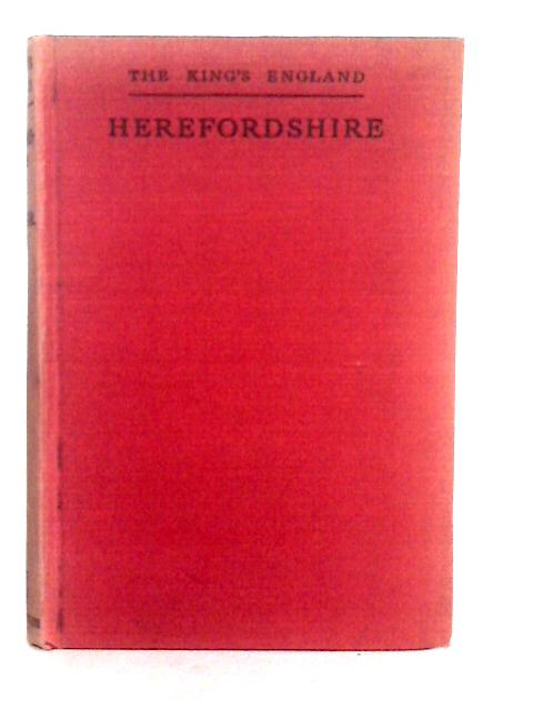 Herefordshire: The Western Gate of Middle England By A.Mee