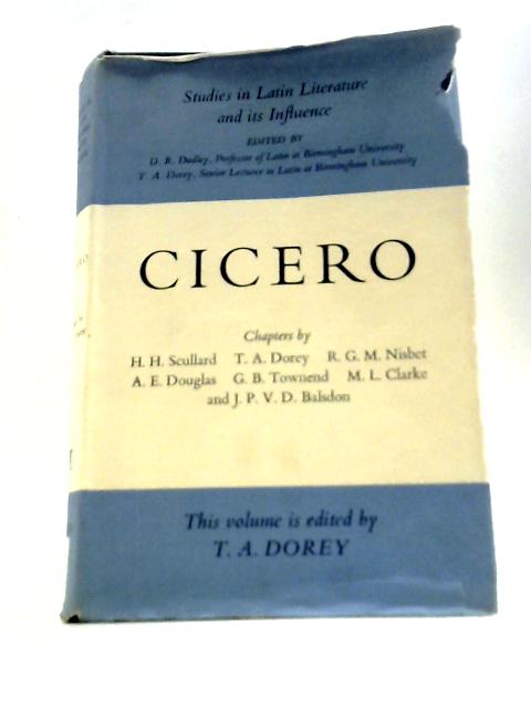 Cicero (Study in Latin Literature) By Various
