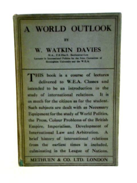A World Outlook By W. Watkin Davies