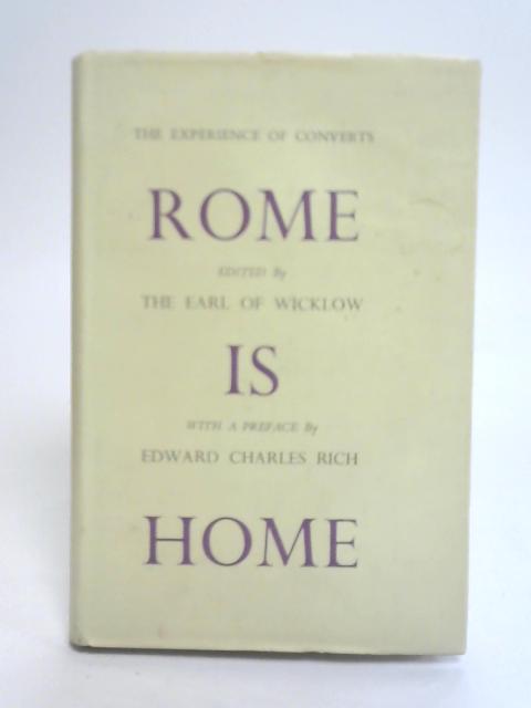 Rome is Home By The Earl of Wicklow