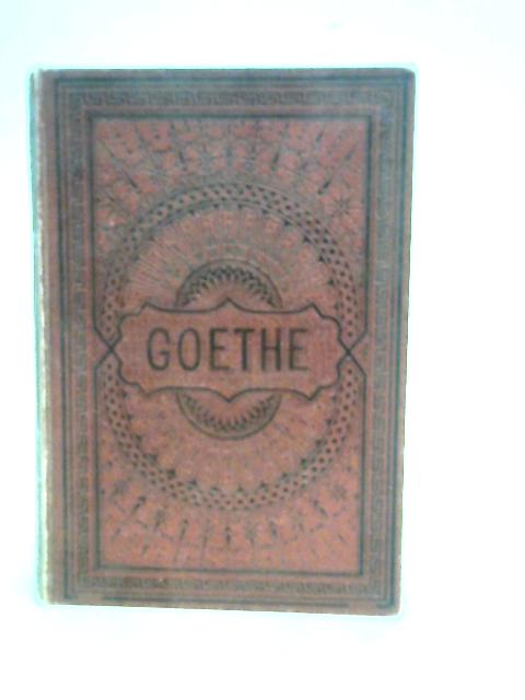 Goethes Sammtliche Werke - Neunter Band By Goethe