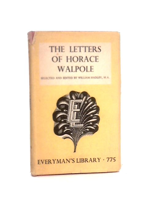 Selected Letters By Horace Warpole