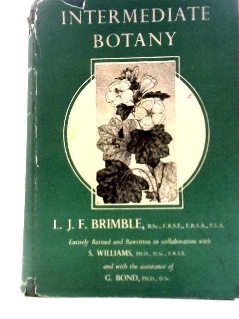 Intermediate Botany von L.J.F.Brimble