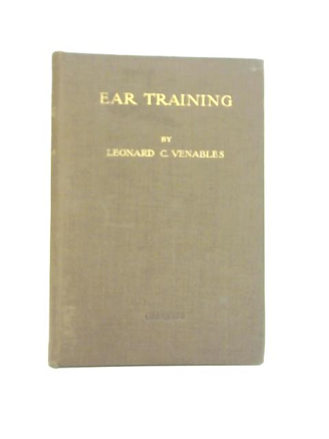 Ear Training par Leonard C Venables