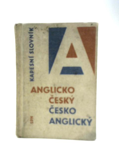 Anglicko-Cesky A Cesko-Anglicky Kapesni Slovnik. By Karel Hais