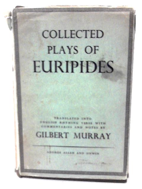 Collected Plays von Euripides