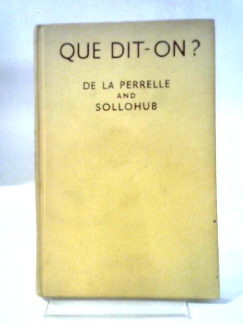 Que Dit-on? By L.P. De La Perrelle