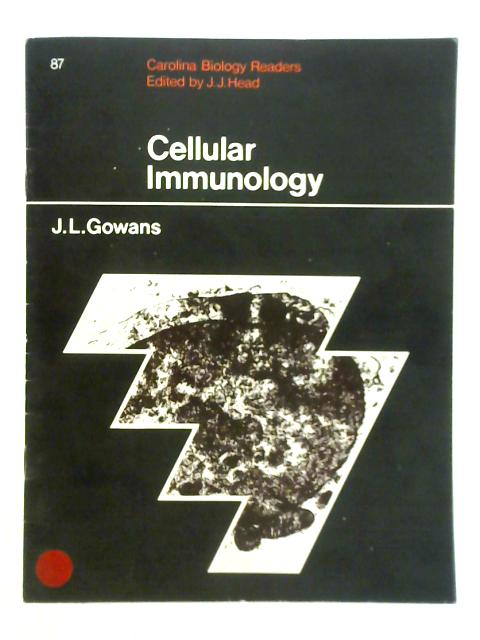 Cellular Immunology By J. L. Gowans
