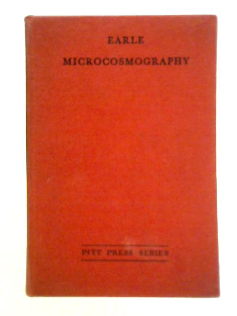 Microcosmography von John Earle