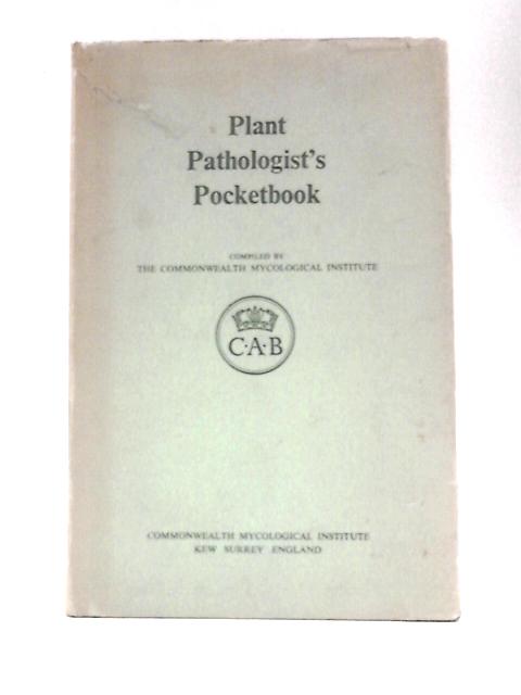 Plant Pathologist's Pocketbook