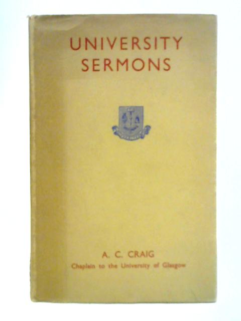 University Sermons von Archibald C. Craig